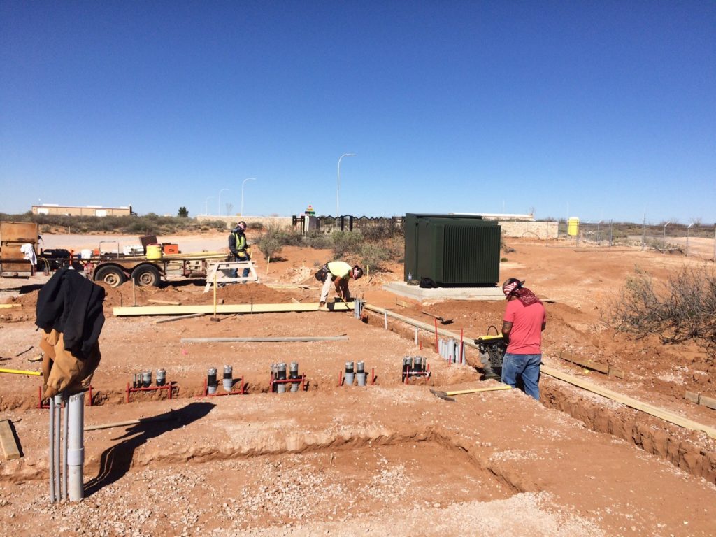 Our general contractor, Highland Enterprises, has done a tremendous job on our site.
